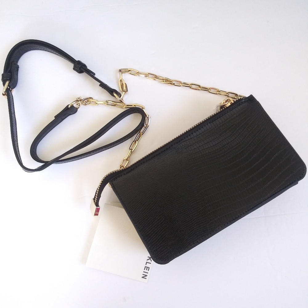 NWT ANNE KLEIN CROSSBODY MINI BAG WALLET ON A CHAIN WITH IPHONE COMPARTMENT - Picture 6 of 13
